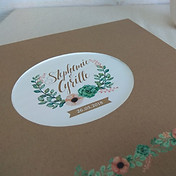 livre d'or mariage personnalisé reliure artisanale album photos artisan relieur amélie guédon cholet nantes