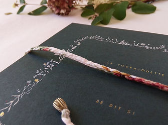 livre d'or mariage reliure personnalisée artisan relieur atelier de reliure amélie guédon cholet nantes
