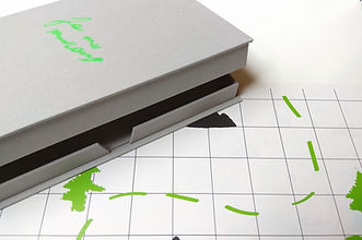 reliure suisse coffret clamshell design graphique étudiant artisan relieur amélie guédon cholet nantes