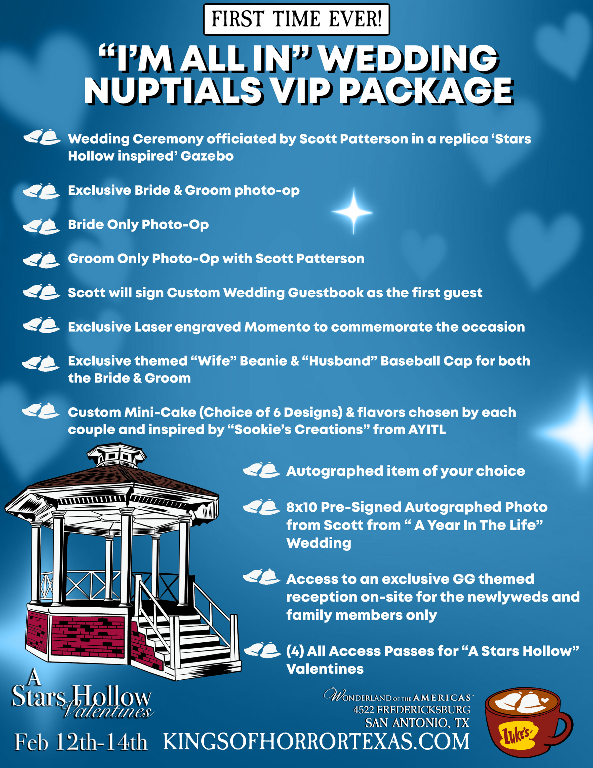 "I'm All In" Wedding Nuptials VIP Package