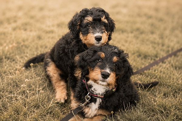 Twin puppies