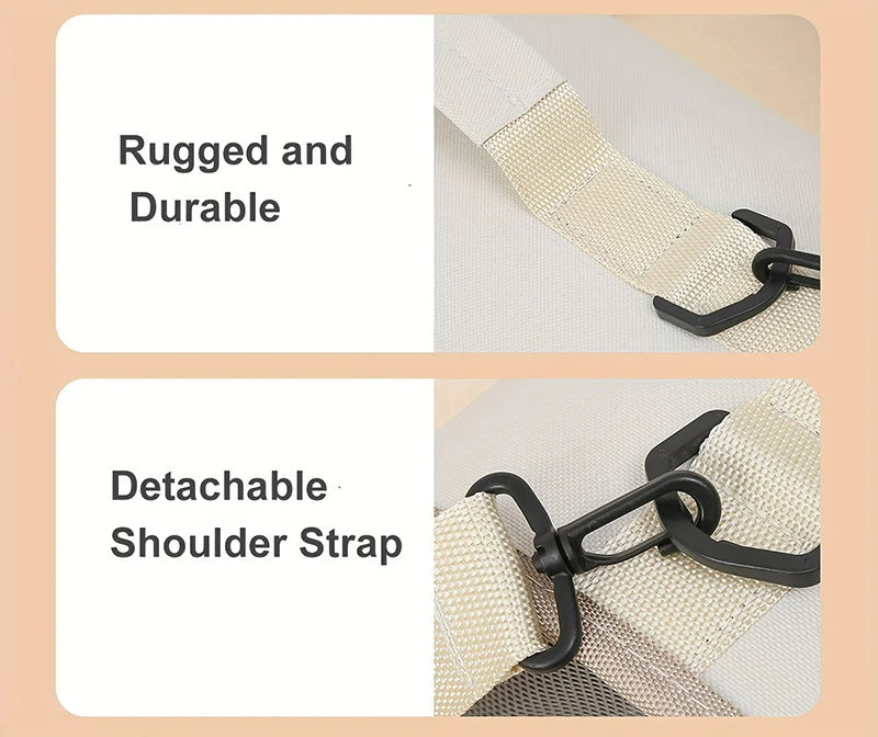 Thumbnail: Portable Pet Carrier Bag for Small Dogs Cats Outdoor Foldable Cat Bag Breathable