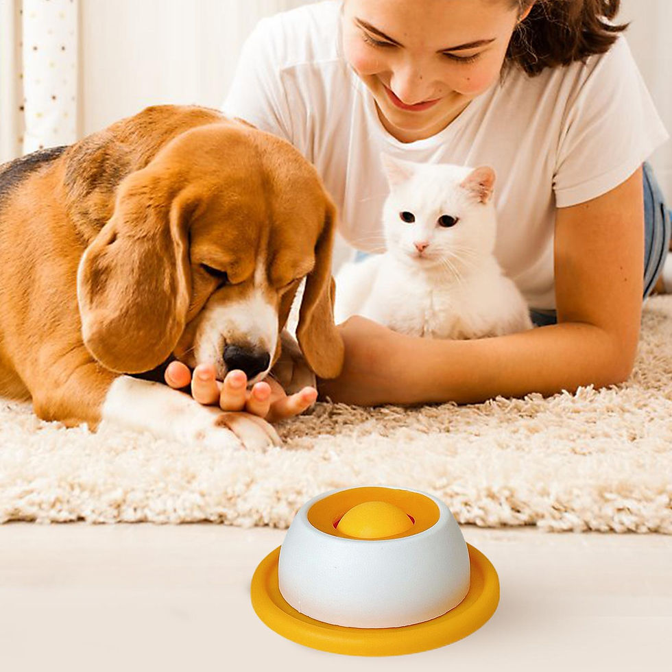 Thumbnail: Pet Feeding Accessories Dog Treat Toy Puzzle Toys For Bored Puppy Slow Feeder Pu