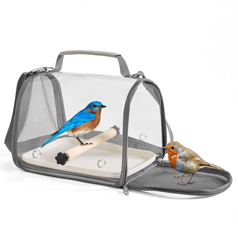 Thumbnail: Portable Bird Travel Bag With Stand & Removable straps Breathable design Suitabl