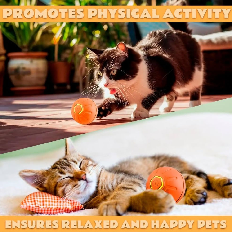 Thumbnail: Pet toys Gravity Electric Amusement Pet Ball Smart Bouncing Ball For Dogs and Ca