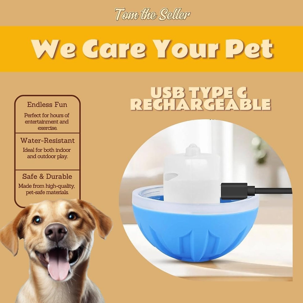 Thumbnail: Pet toys Gravity Electric Amusement Pet Ball Smart Bouncing Ball For Dogs and Ca