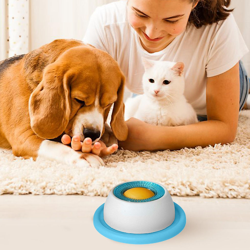 Thumbnail: Pet Feeding Accessories Dog Treat Toy Puzzle Toys For Bored Puppy Slow Feeder Pu