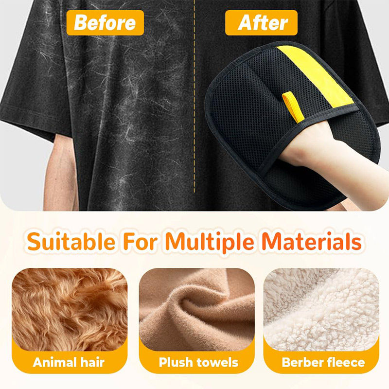 Thumbnail: Pet Hair Cleaning And Collection Gloves Pet Double-sided Multi-functional Beauty