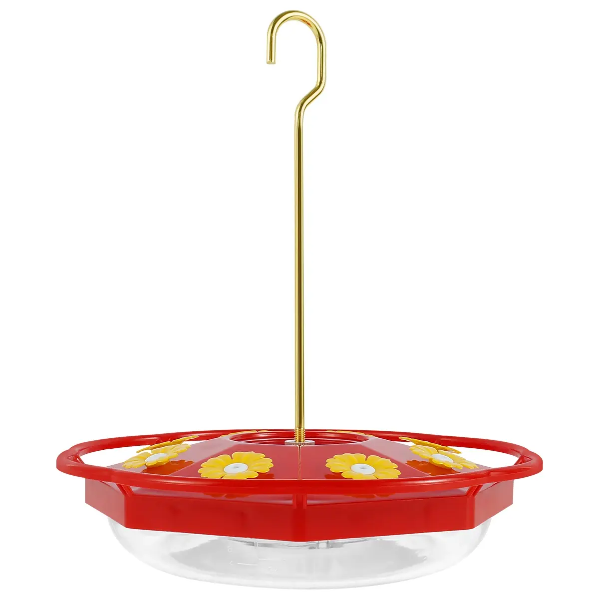 Hummingbird Feeder with 8 Feeding Hanging Bird Feeder Ant and Bee Proof Flower S