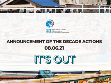 The UESCO announces the Ocean Decade's first endorsed Decade Actions