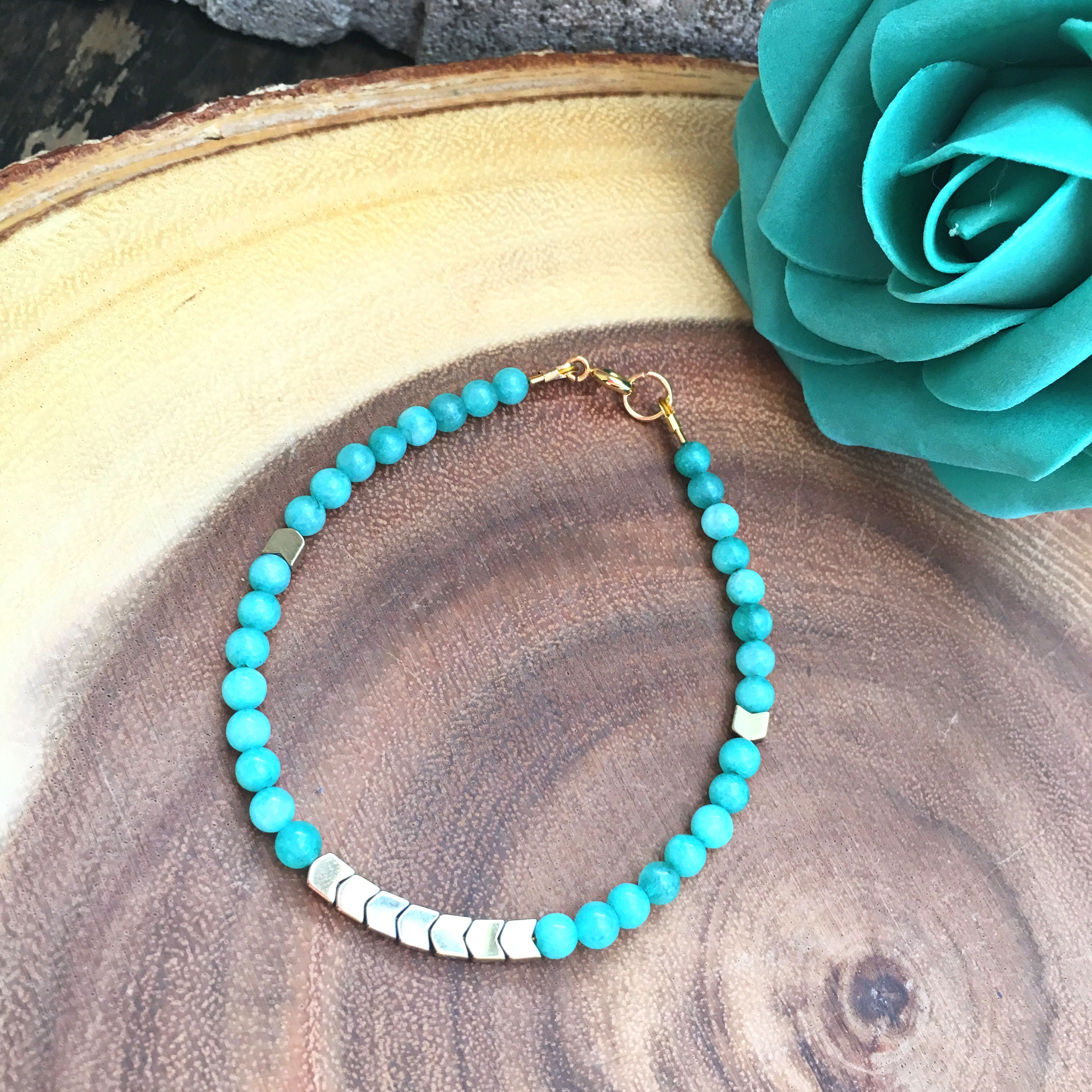 Jasper & Hematite Bracelet