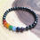 Thumbnail: Black Hematite Chakra Bracelet