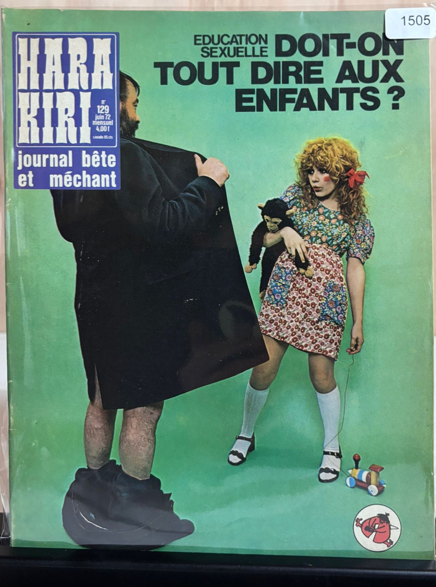 Hara Kiri Magazine - No.129 - Education Sexuelle - French Satire - 1972