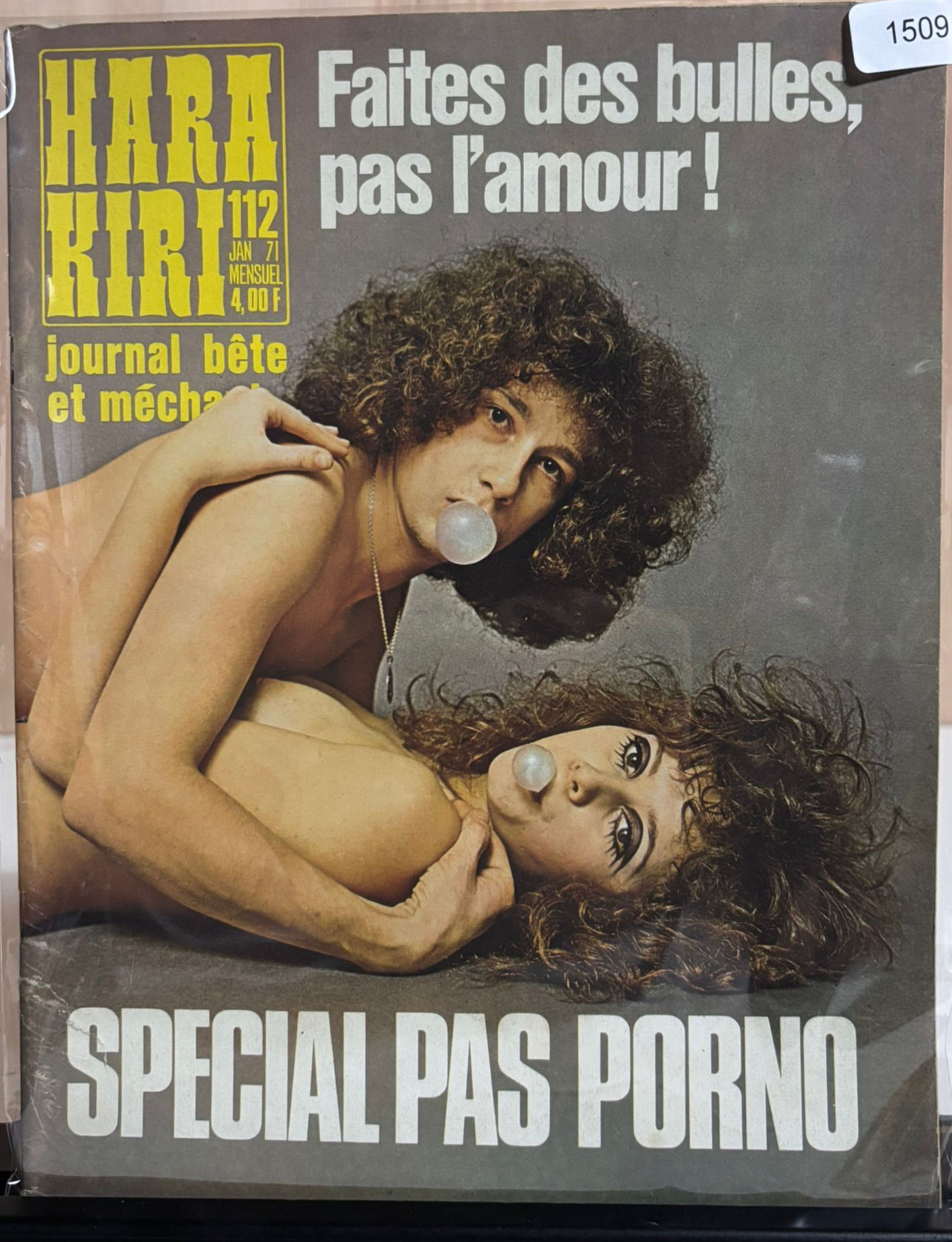 Hara Kiri Magazine - No.112 - Special Pas Porno - French (Extreme) Satire - 1971