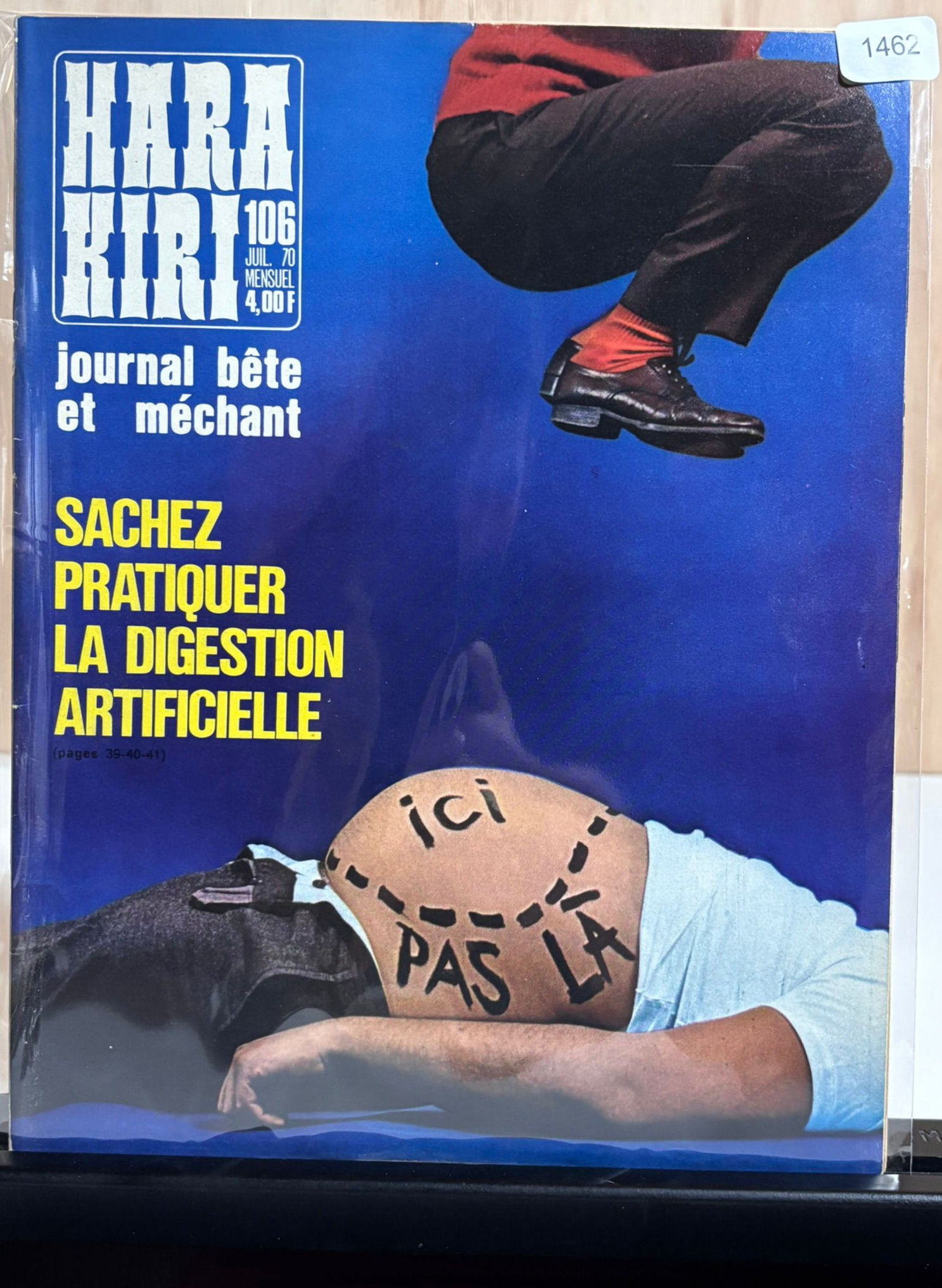 Hara Kiri Magazine - No. 106 - Digestion Artificielle Ici Pas Là (French)