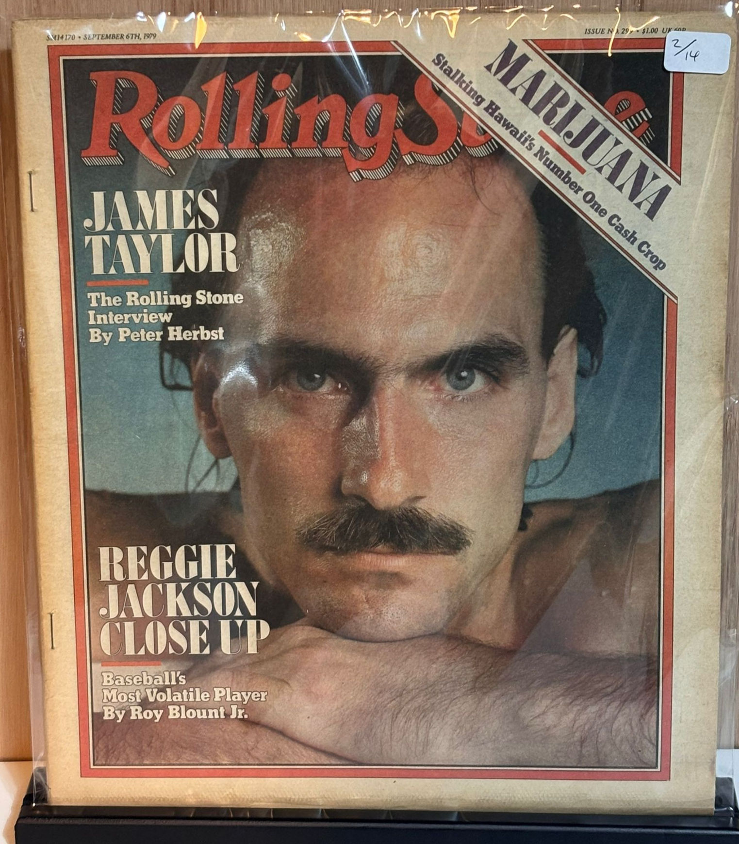 Rolling Stone Magazine - Sept 6, 1979 - James Taylor - Issue No. 299