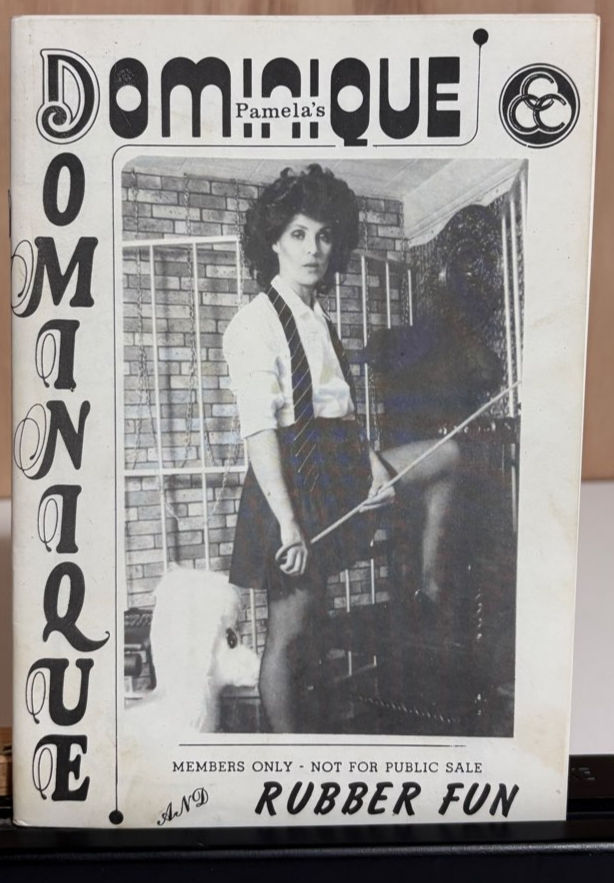 Dominique and Rubber Fun Vol 15 Issue 4 (Bondage BDSM Private readership) Rare