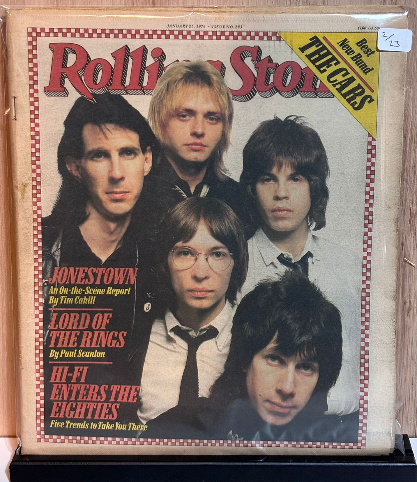 Rolling Stone Magazine January 25, 1979 – The Cars - New Wave