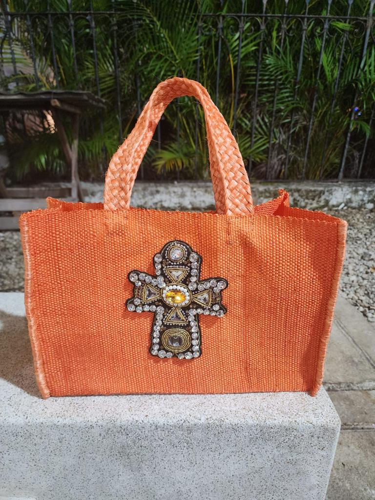 Bolsa Naranja cruz