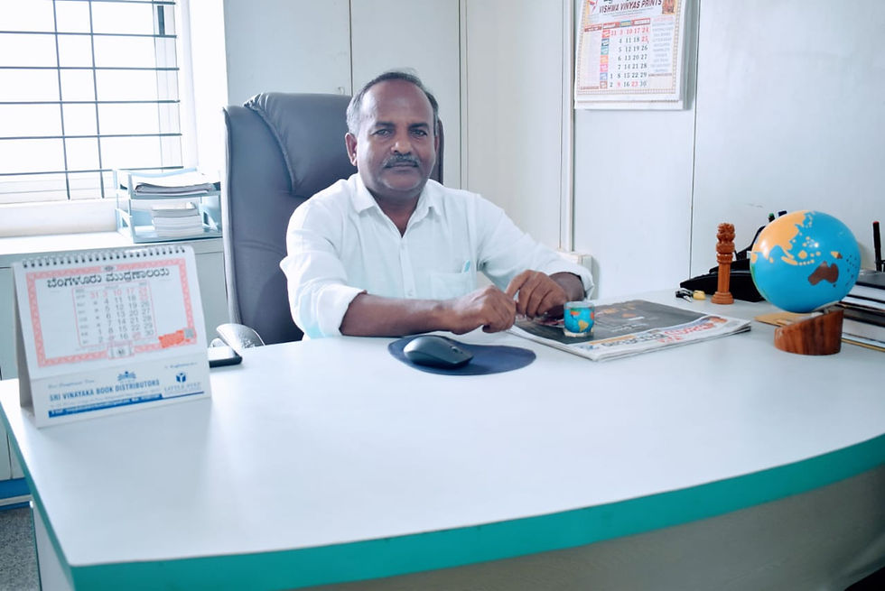 Mr. R. Ramakrishnaiah, Secretary of Sri Vagdevi Vidya Kendra SVVK Bangalore School
