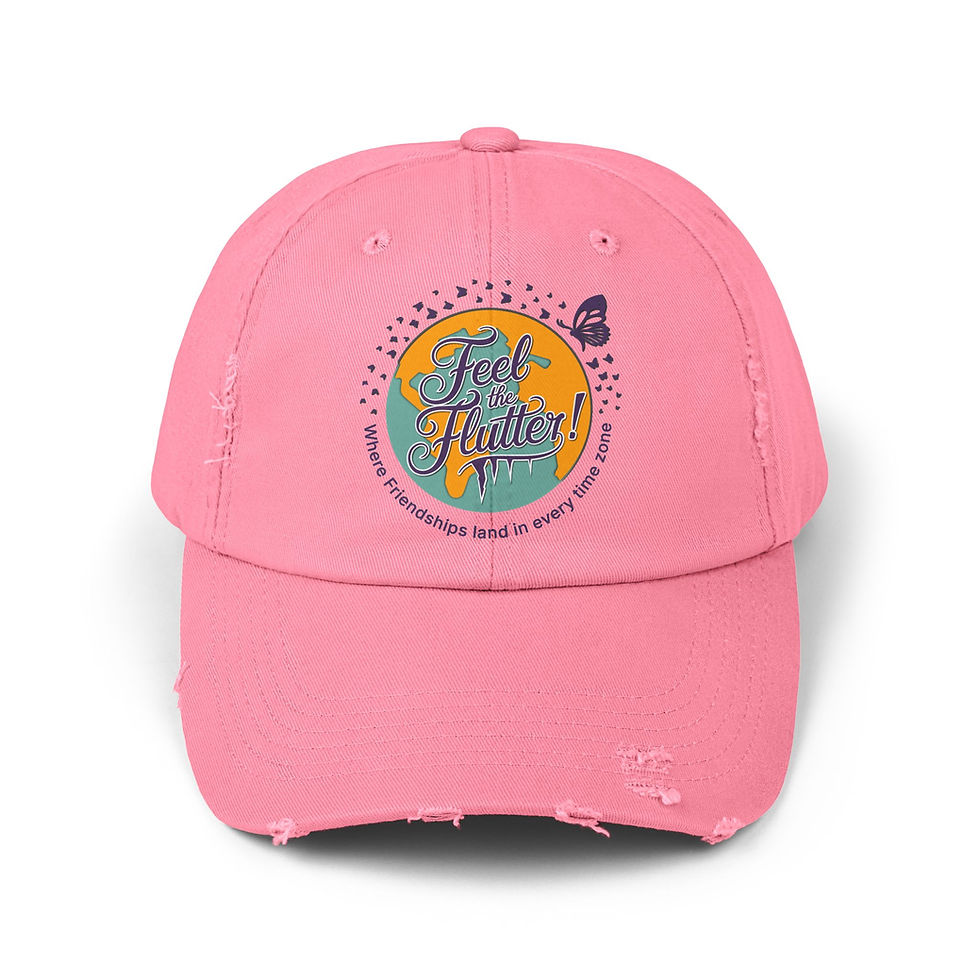 Thumbnail: Feel the Flutter Distressed Cap