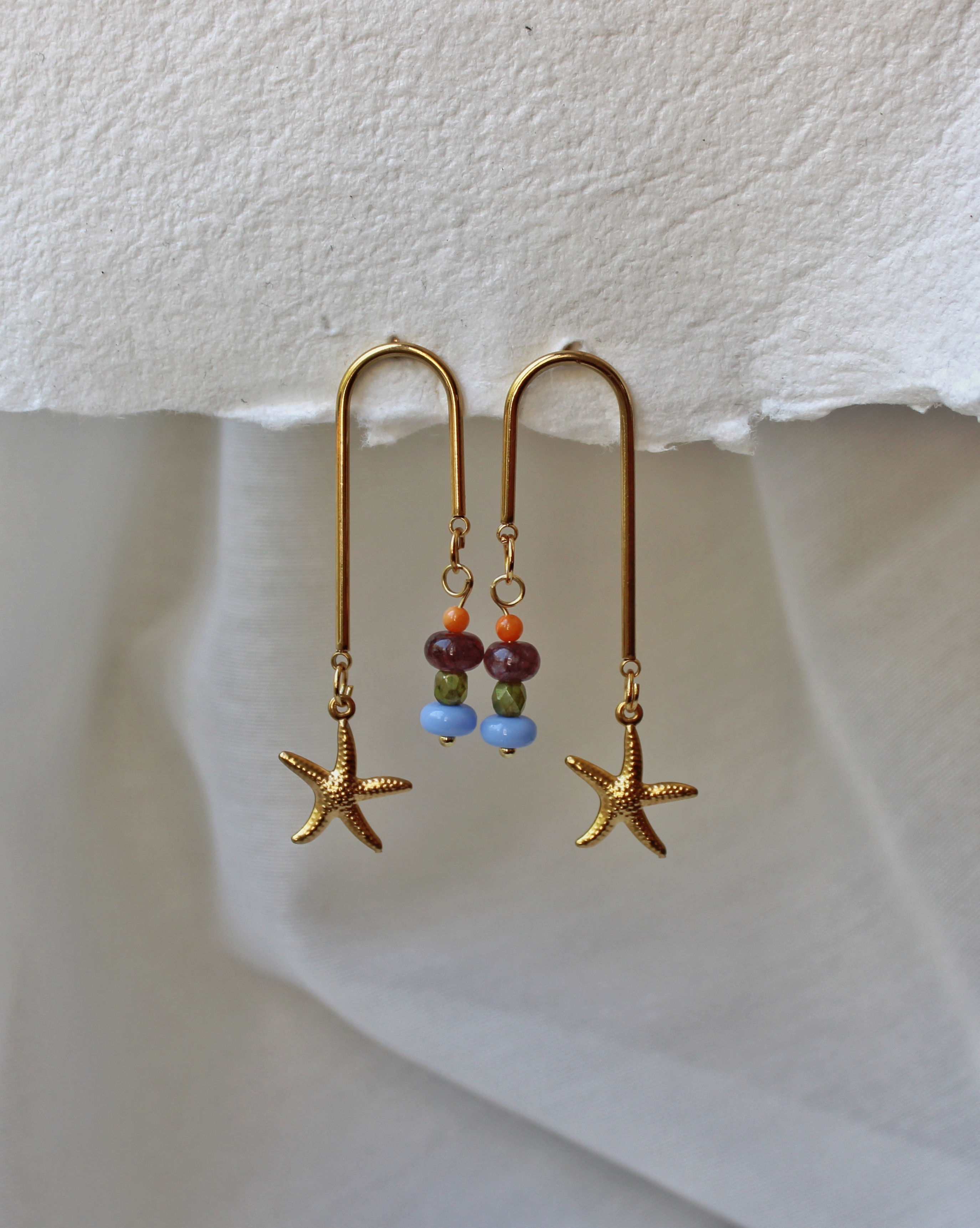 Oorbellen Dana // Beach day