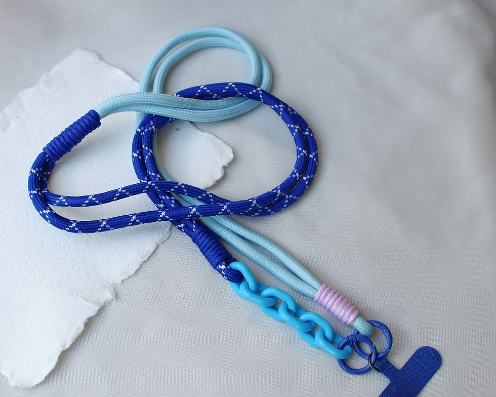 Telefoon hanger // blauw