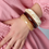 Thumbnail: Armband // 70's bangle lavender