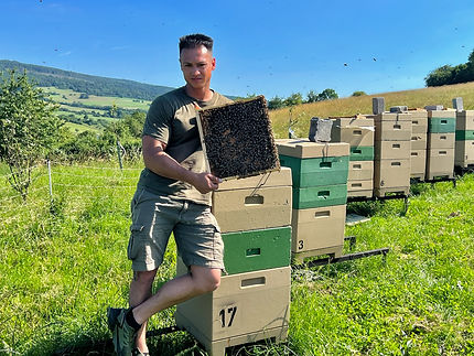 Imker Andre Euler aus Uengsterode