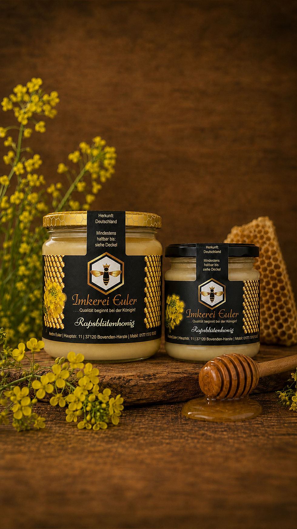 Miniaturbild: Rapsblütenhonig (500g & 250g)