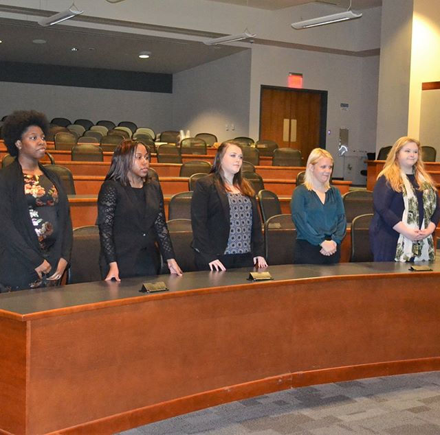 We initiated 5 members at our Spring 2018 initiation on March 27th and have officially transitioned