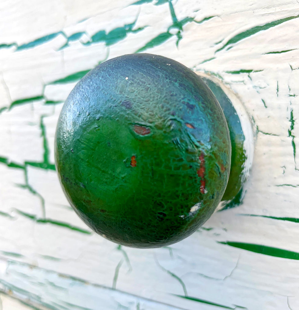 Thumbnail: Antique Pine Crackle Glaze Painted Chest of Drawers