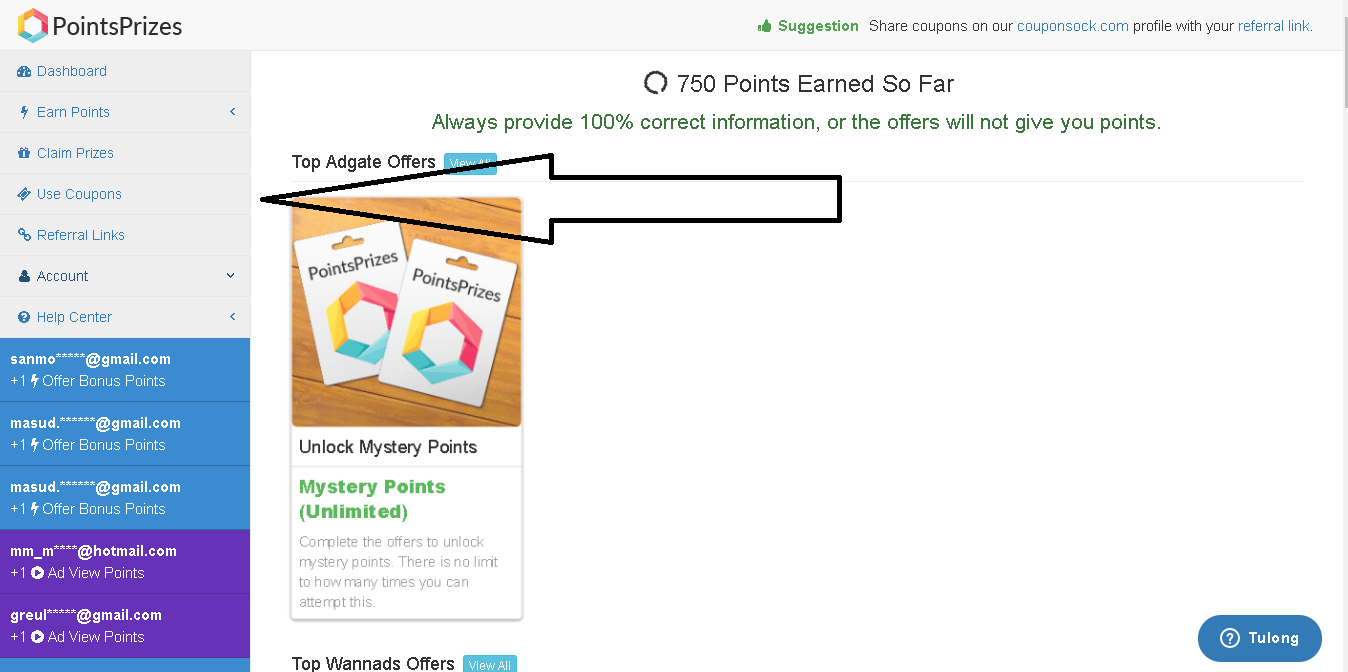 pointprizes point coupon pointprizes point coupon