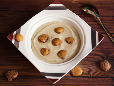 Crème de panais et châtaignes