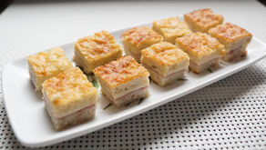 Mini croques tablette à la parisienne