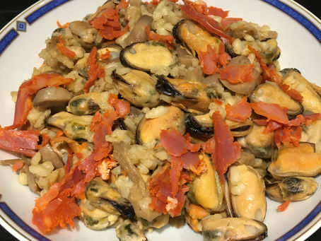 Risotto moules/chorizo