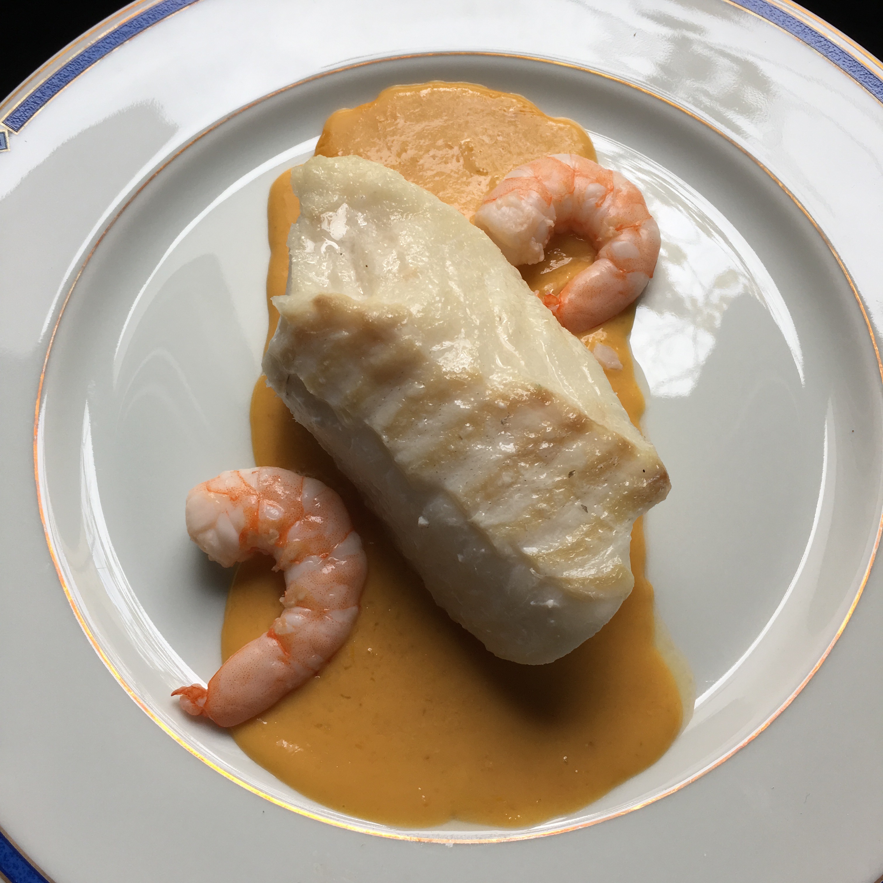 Dos De Cabillaud Et Sa Sauce Safranée