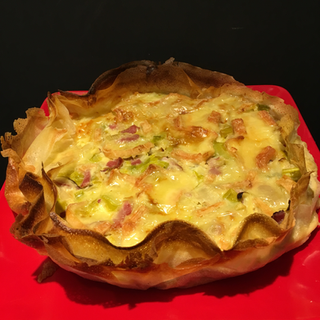 Tarte Fine Poireaux Bacon Maroilles