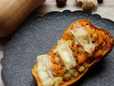 Butternut farcie façon raclette