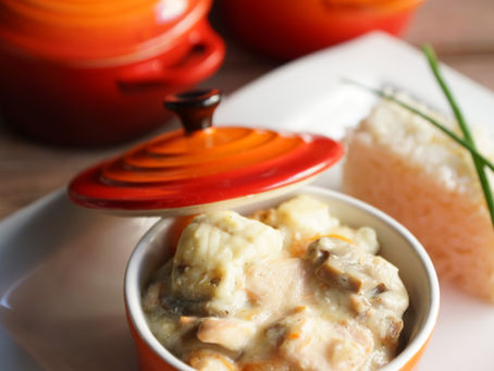 Blanquette de poissons allégée et riz