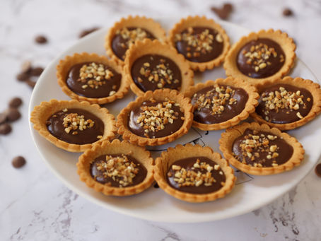 Mini-tartelettes chocolat/pralin