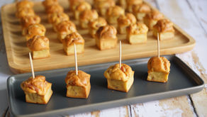 Petites bouchées bacon/parmesan