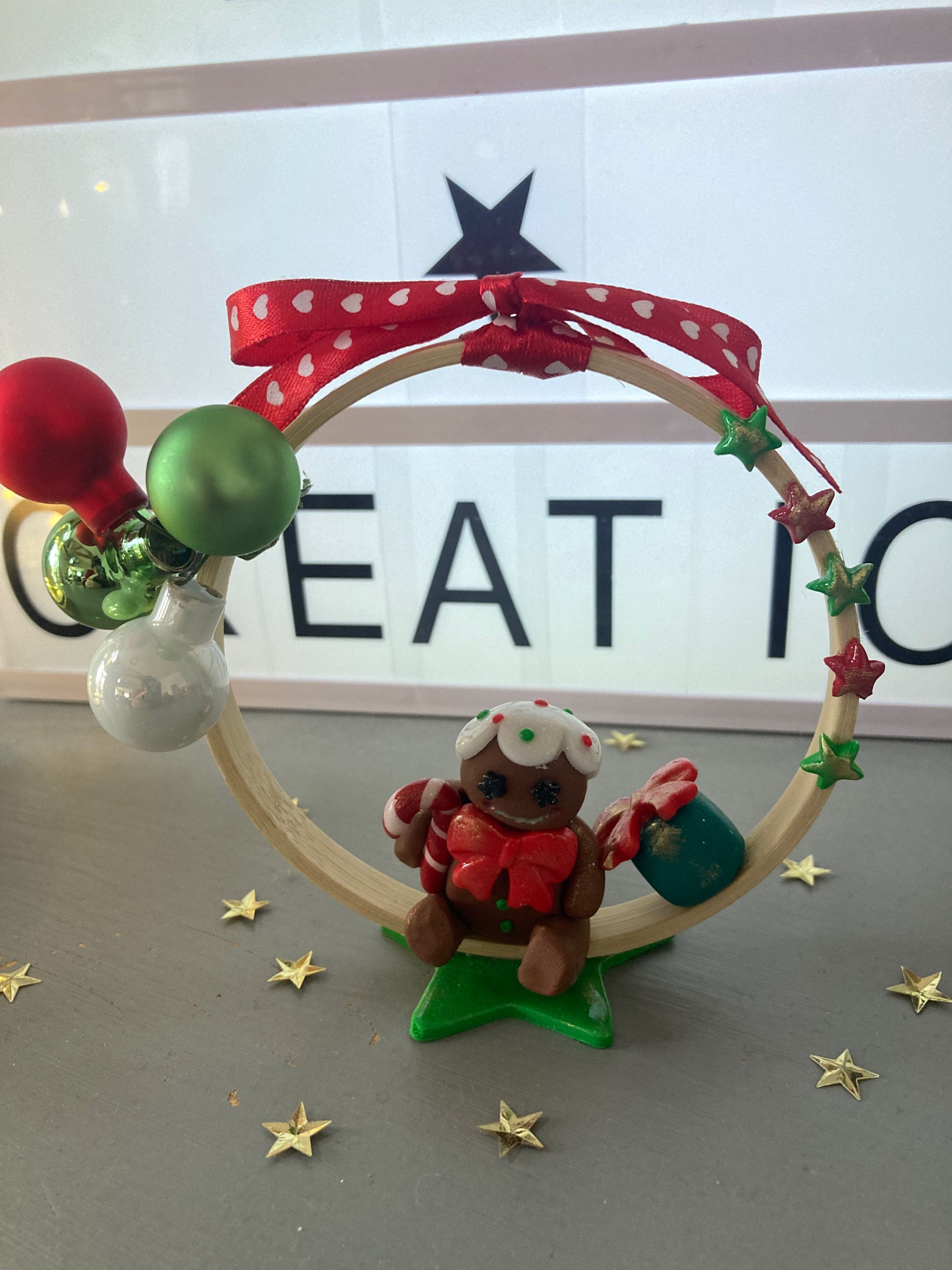 Bonhomme pain d’épices deco de noël 