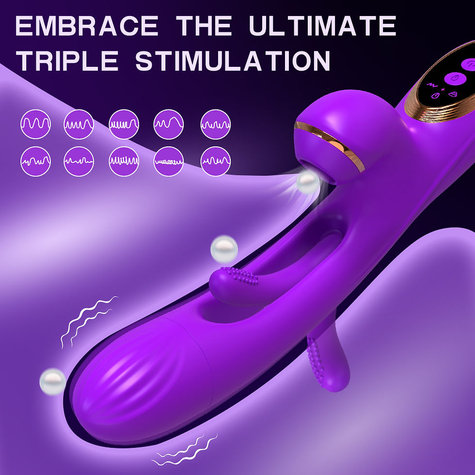 Thumbnail: Sucking Flapping Vibrator for Women Clitoris G Spot Stimulator Dildo Tapping Vag