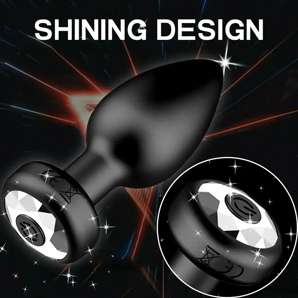 Thumbnail: Anal Vibrator Wireless Remote Control Butt Plug Men Prostate Massager Female Vag