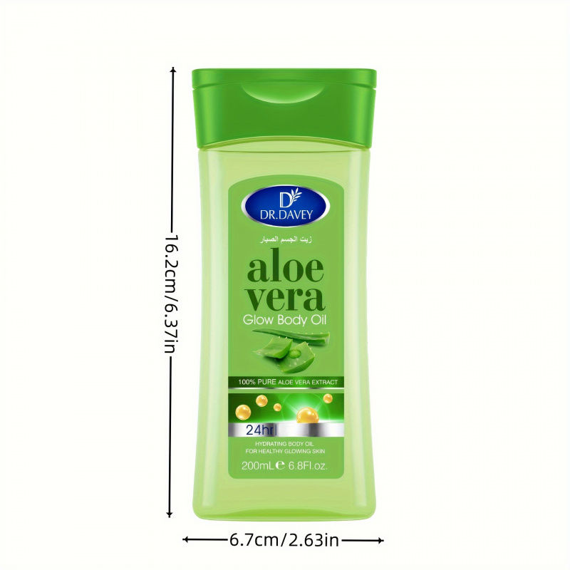 Thumbnail: DR.DAVEY ALOE VERA BODY OIL SPA Body Massage Essential Oil with Aloe Vera Shine 