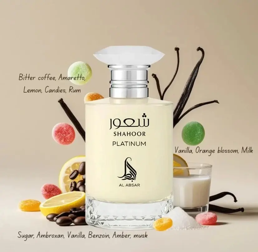 Thumbnail: Shahoor Platinum eau de 100ml  parfum by al absar