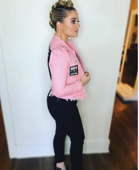 Lauren Alains has fun with Mohawks