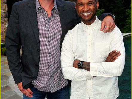 Blake Shelton at Usher's New Look Foundation Kickoff Event
