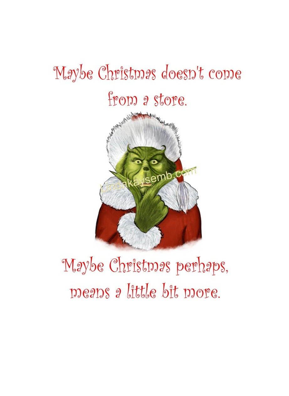 Maybe Christmas Doesn't come from a store.